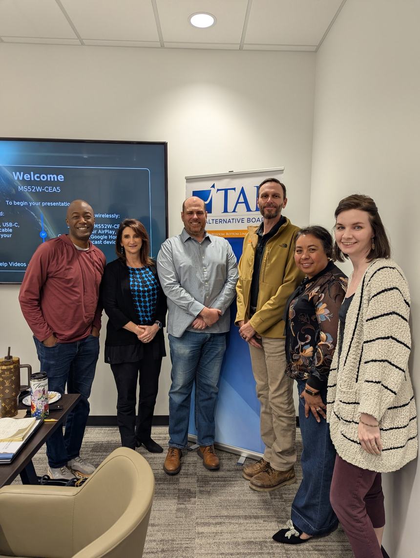 Northwest Arkansas business owners at a TAB board